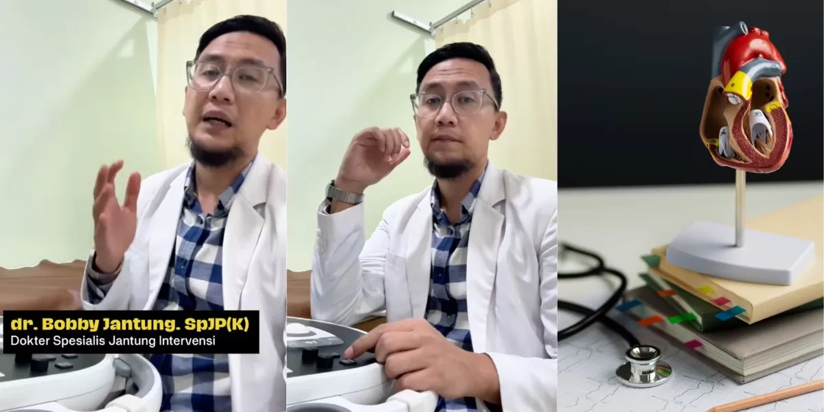 Respons Bobby, dokter spesialis jantung usai pernyataannya tentang Gerd viral (Kolase Instagram @dr.bobbyjantung, Freepik)