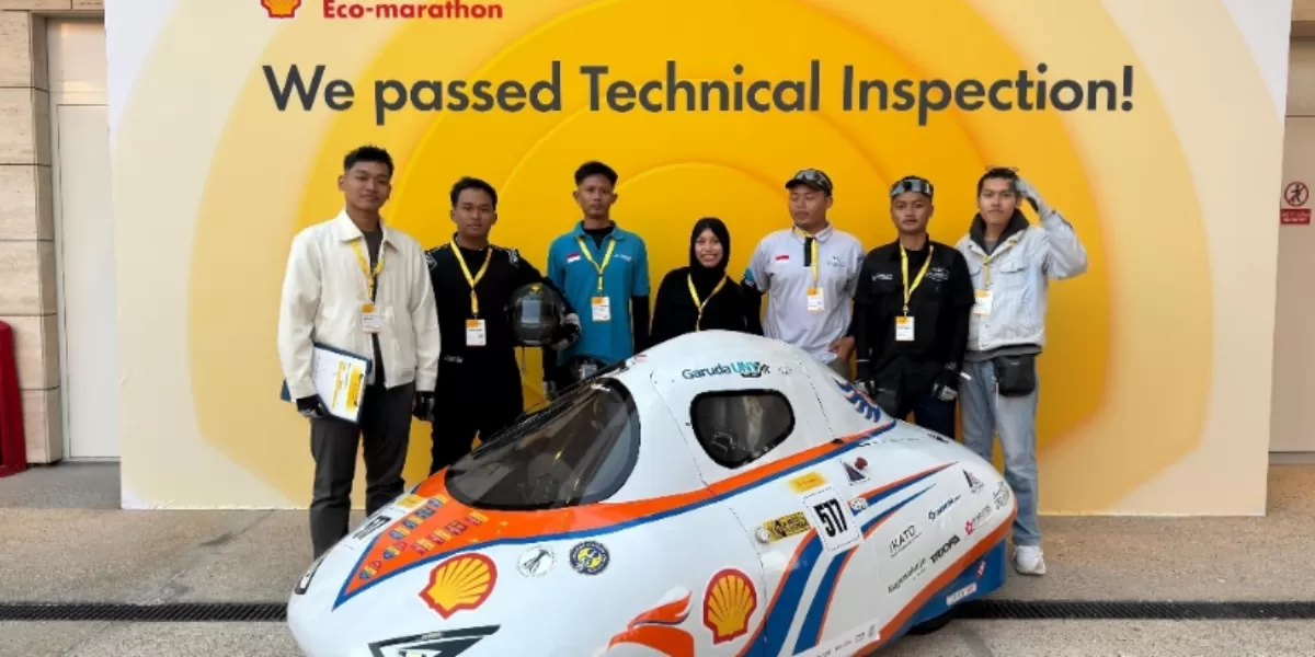 Garuda UNY Team berhasil mendapat peringkat pertama di Shell Eco-Marathon 2026.   (Dok.UNY)