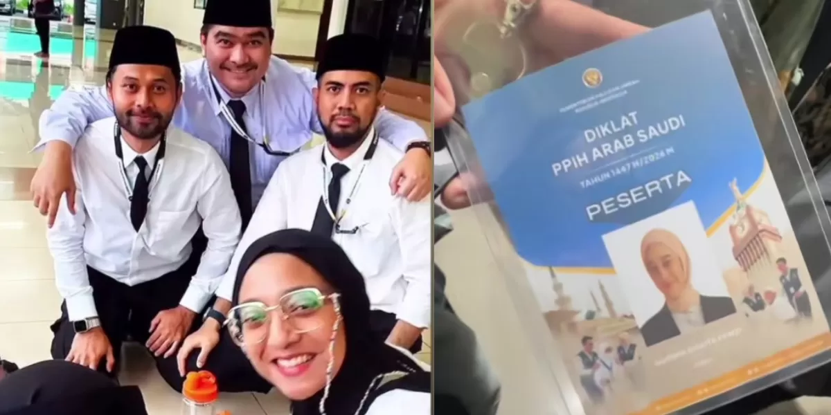 Chiki Fauzi saat jalani pelatihan petugas haji  (Instagram @chikifawzi)