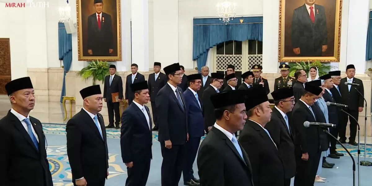 Momen pelantikan anggota DEN 2026-2030 di Istana Negara (Tangkapan layar YouTube Sekretariat Presiden)