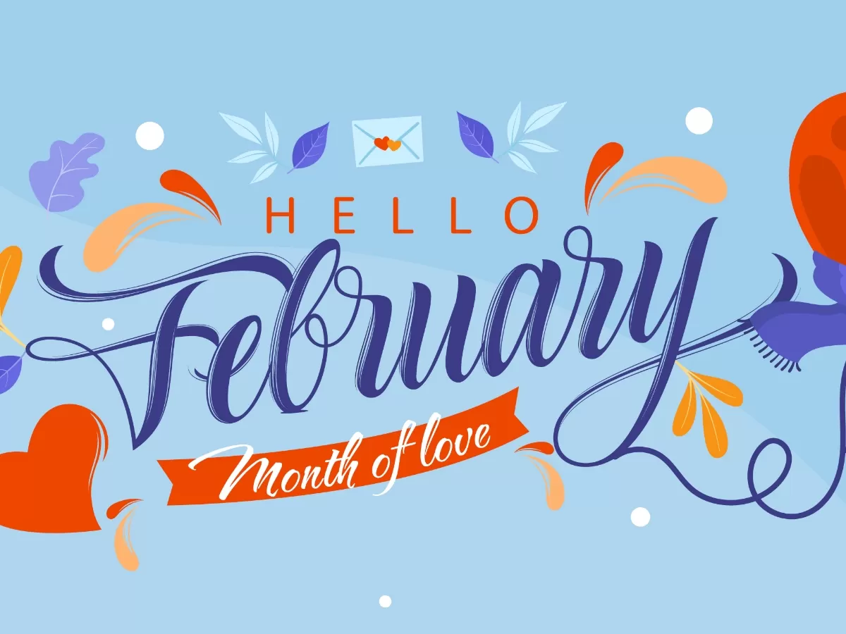 Ucapan selamat datang untuk Bulan Februari 2026. (Freepik.com/Freepik)
