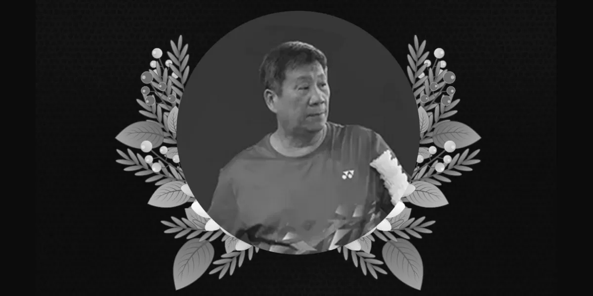 Sosok Kurniahu Gideon. Legenda bulu tangkis yang meninggalkan jejak prestasi, dedikasi, dan inspirasi bagi generasi penerus. (X//BadmintonTalk)