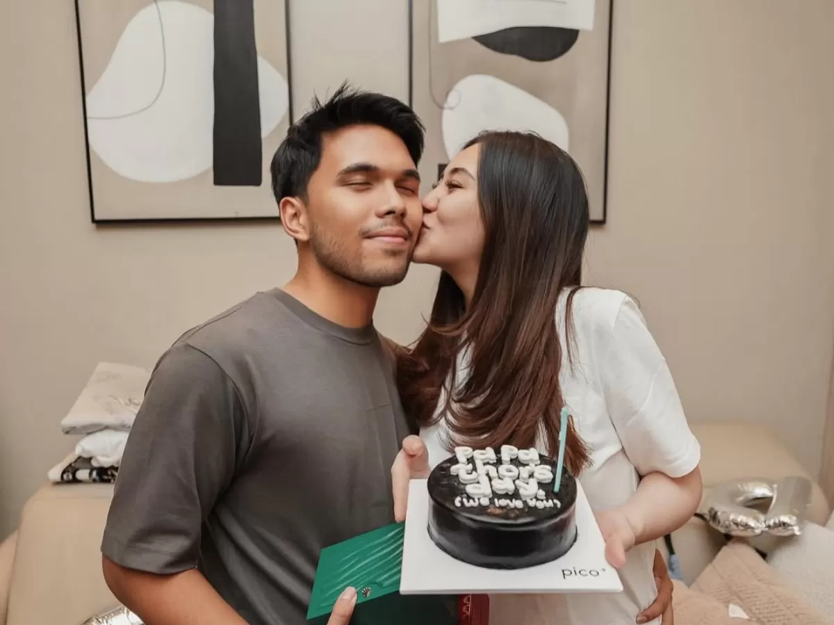 Potret ulang tahun ke-27 Thariq Halilintar. (Instagram/@aaliyah.massaid)