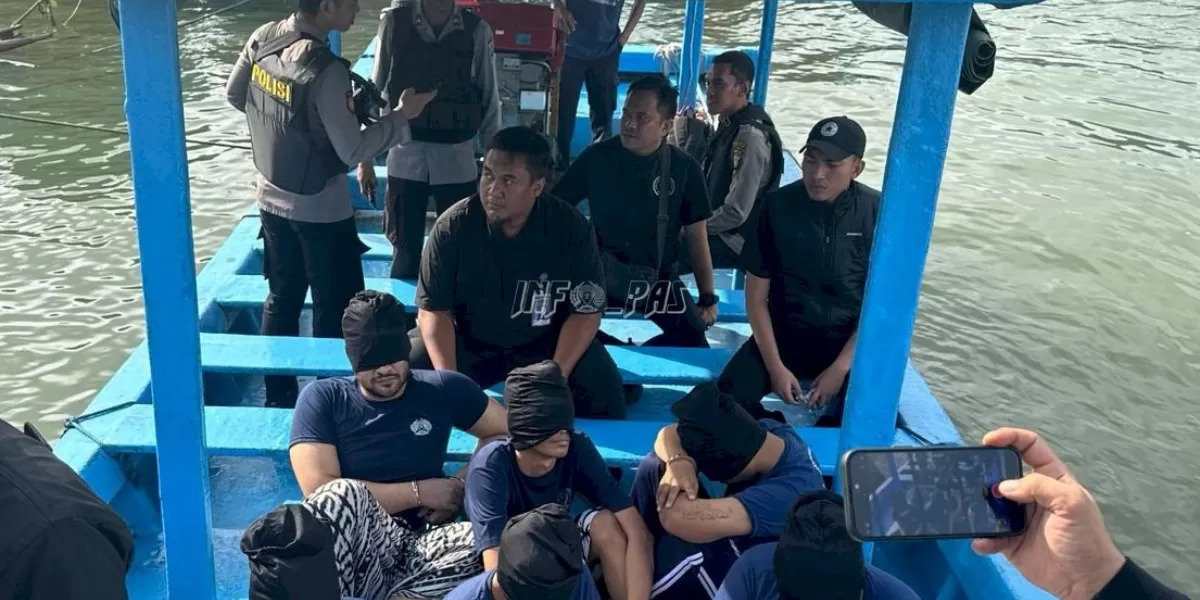 Ammar Zoni saat dipindahkan ke Nusakambangan. (ditjenpas.go.id)