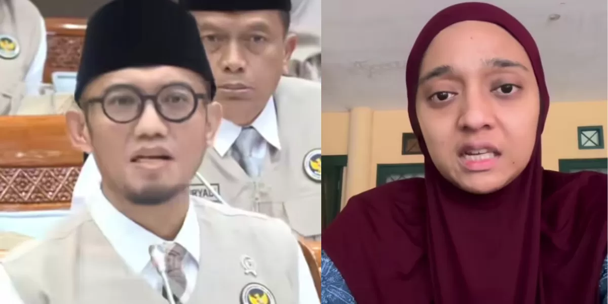 Wamenhaj Dahnil Anzar Simanjuntak dan Chiki Fawzi  (YouTube KOMPASTV, Instagram @chikifawzi)