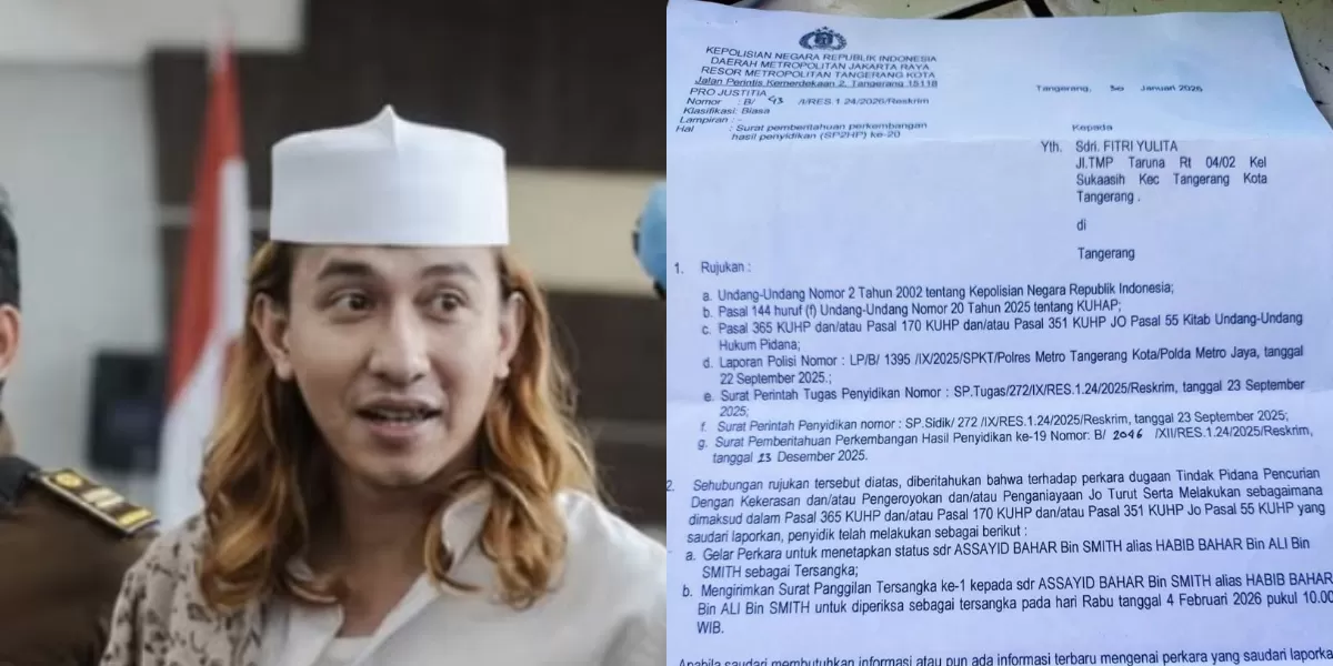 Bahar bin Smith ditetapkan menjadi tersangka kasus penganiayaan anggota banser. (Kolase Facebook/Kerajaan Jawa/Akhsan)