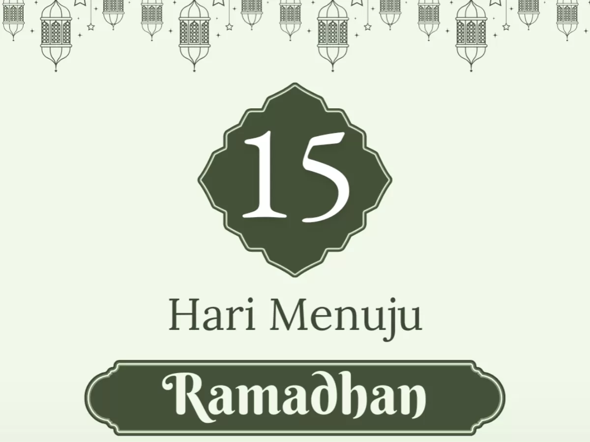 Poster menyambut bulan Suci Ramadhan 2026. (Canva.com/fairuzhayinah)