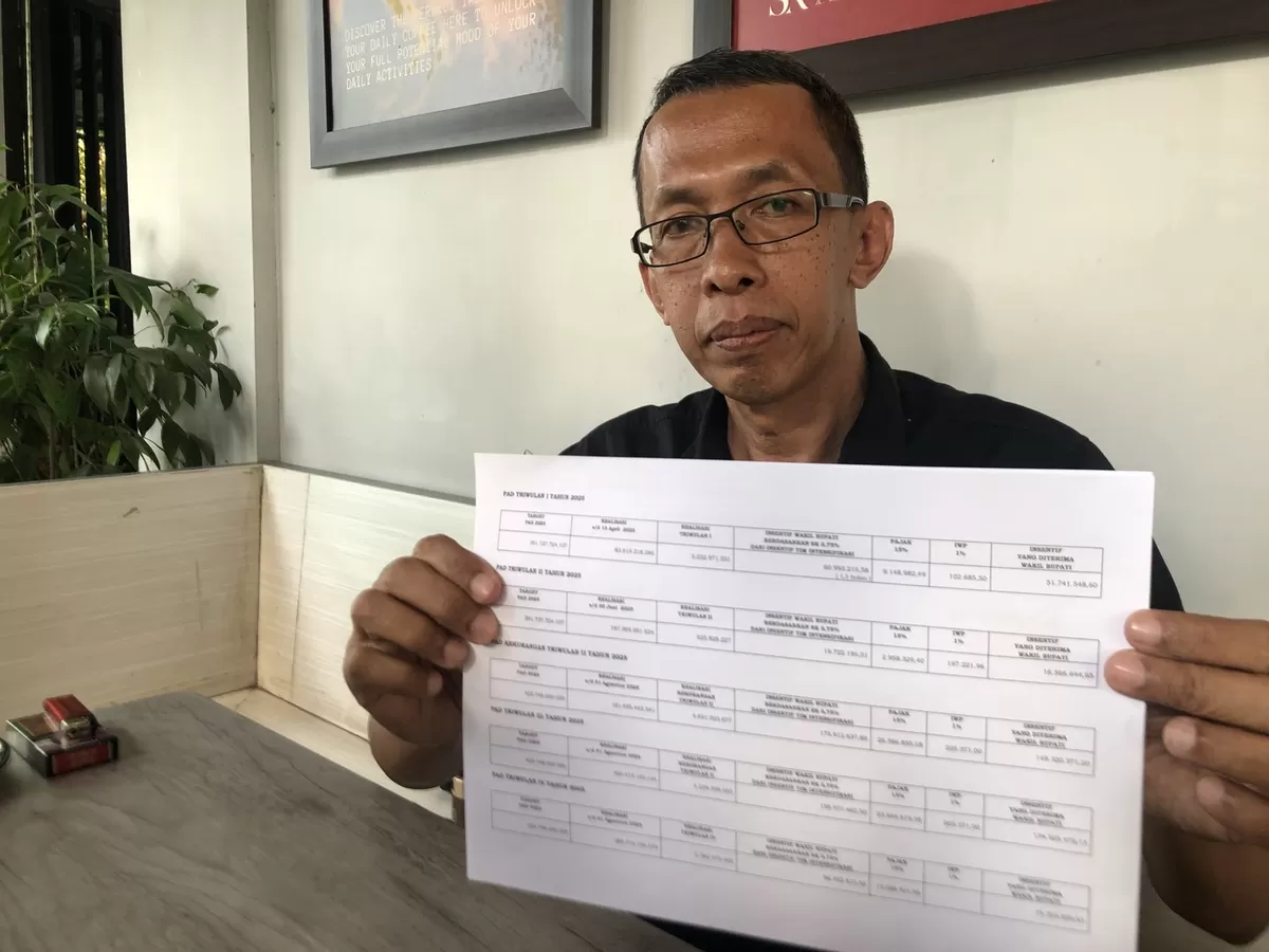 Kuasa Hukum Bupati Jember, M Husni Thamrin saat dikonfirmasi. (Angga Juli Setiawan/SketsaNusantara.id)