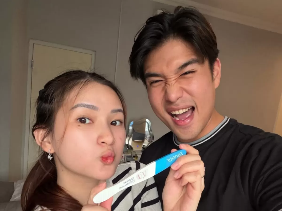 Potret Angelia Christy hamil anak pertama dari suaminya, Victor Agustino. (Instagram/@angeliachristy_)