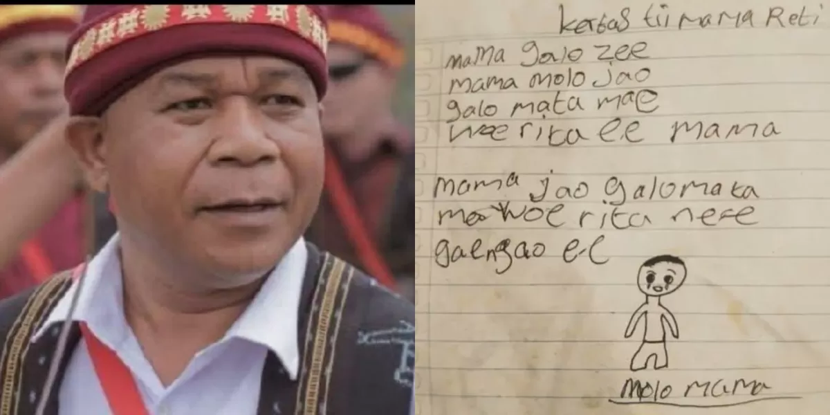 Bupati Ngada Raymundus Bena dan surat siswa untuk ibu (YouTube KOMPASTV )
