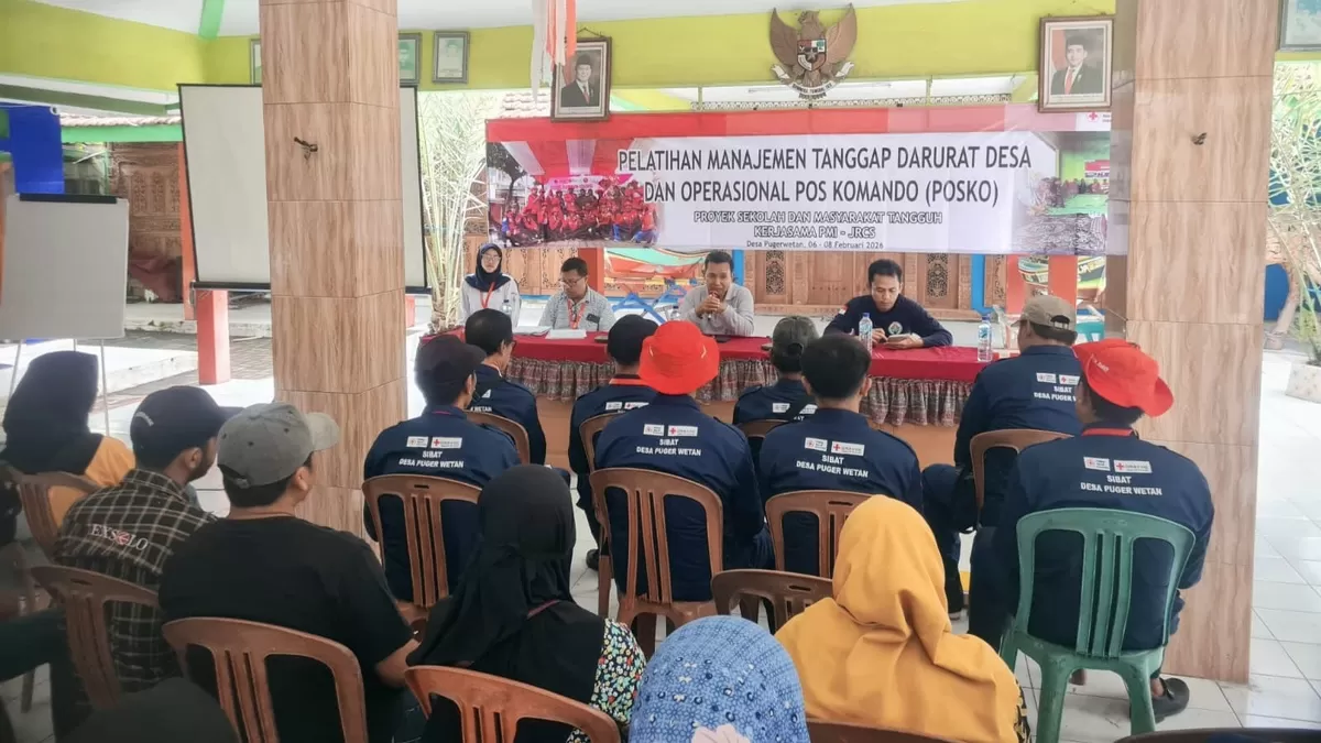 SIBAT PMI saat menggelar pelatihan manajemen tanggap darurat dan operasional posko (Dok. PMI Jember)