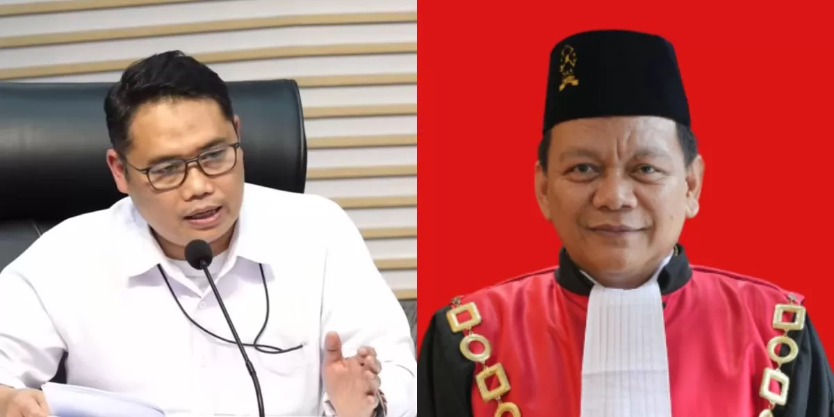 Plt Deputi Penindakan dan Eksekusi KPK (kiri) dan Wakil Ketua PN Depok (kanan) (Kolase Kolase pn-depok.go.id, YouTube KPK RI)