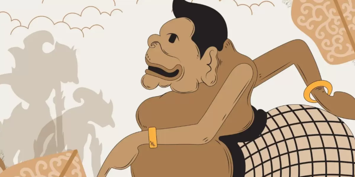 Sosok Semar yang sering dikaitkan dengan karakter wayang pembawa rezeki. (Budayajatim.com)
