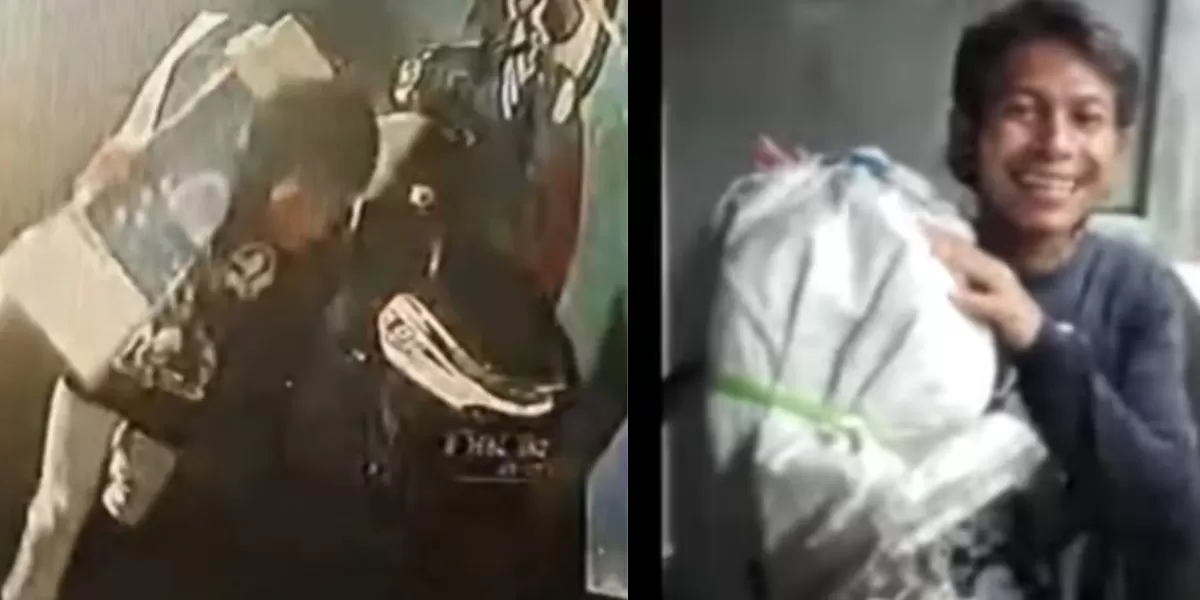 Pria diduga panggul mayat  (YouTube KOMPASTV )