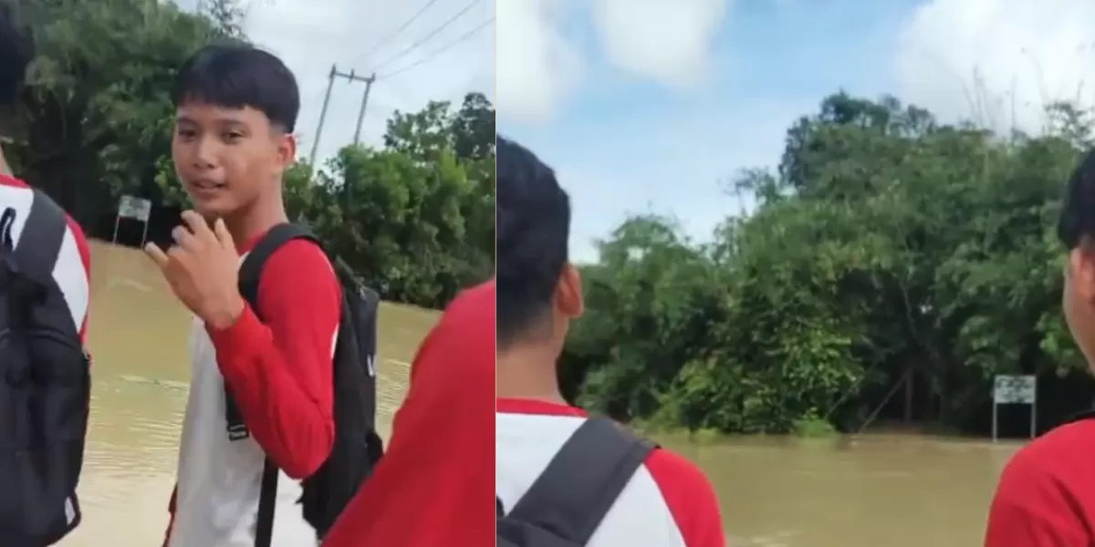 Nasib miris para pelajar di Lampung Tengah. (TikTok/kicrit61)