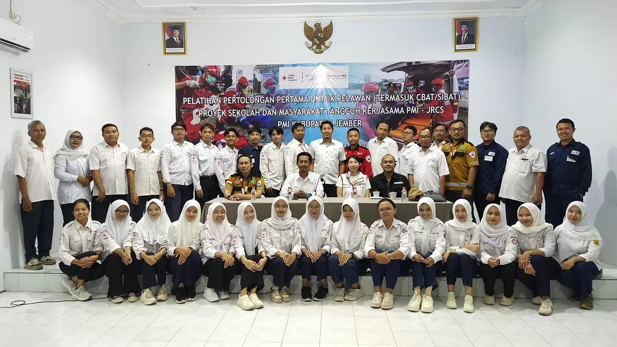 Pelatihan pertolongan pertama di Markas PMI Jember, jalan Jawa No.57, Sumbersari. (Dok. PMI Jember)