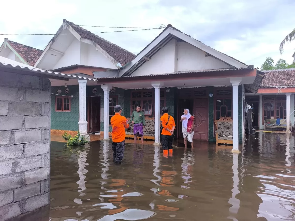 Kondisi rumah warga yang terendam banjir. (Dok BPBD Jember)