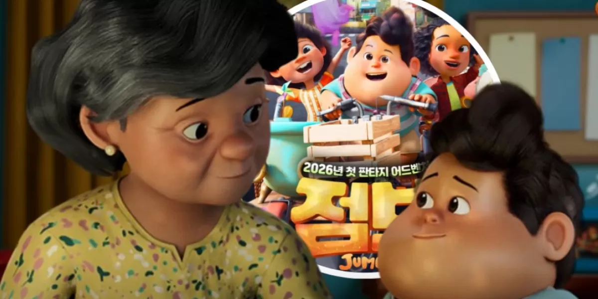 Penampilan karakter Don dan neneknya dalam film animasi Jumbo. (Instagram/demen_film)