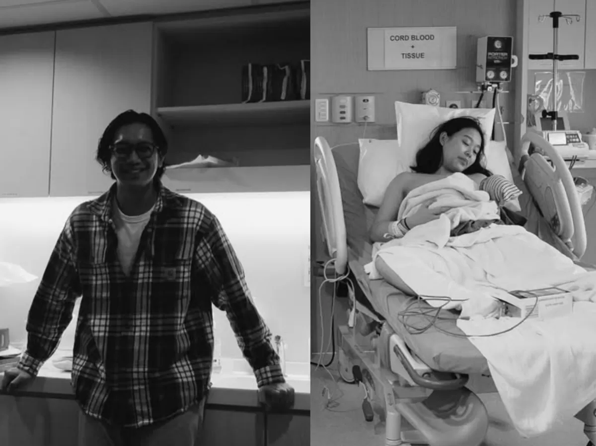 Potret Brandon Salim yang resmi jadi ayah setelah istrinya melahirkan anak pertama. (Instagram/@brandonsalim)