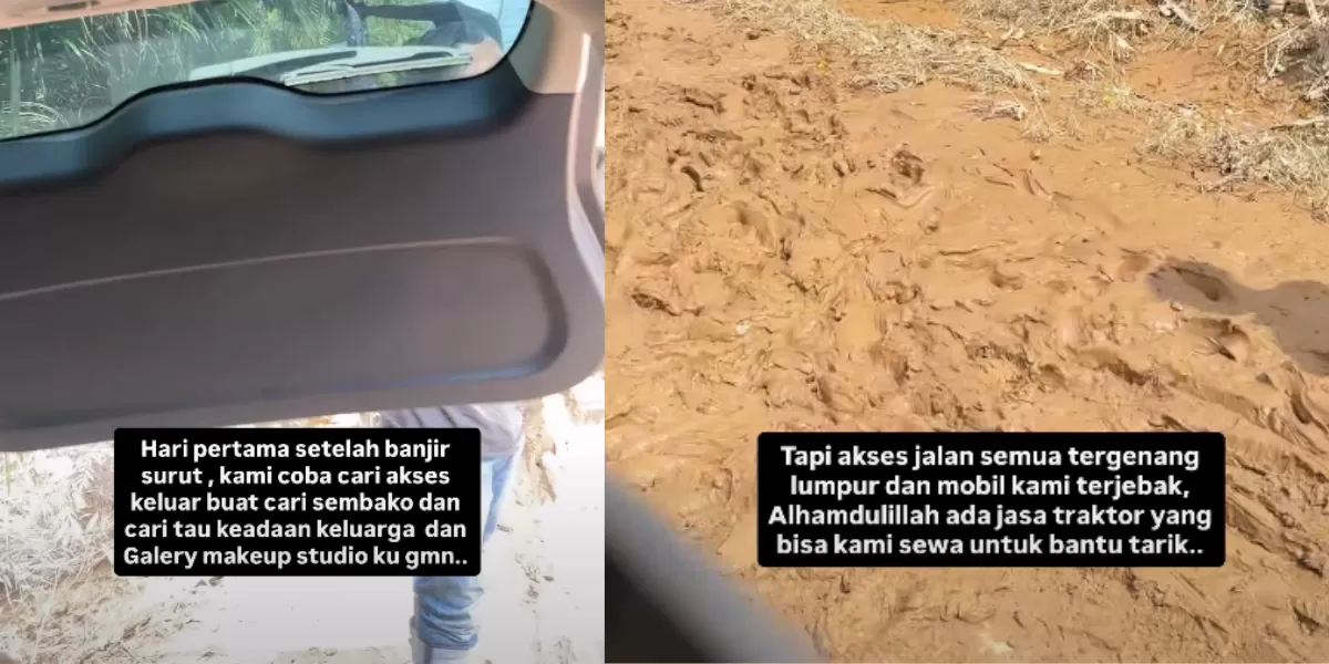 Hari pertama usai banjir di Aceh Tamiang terungkap. (Instagram/keila_dwi_putri_real)