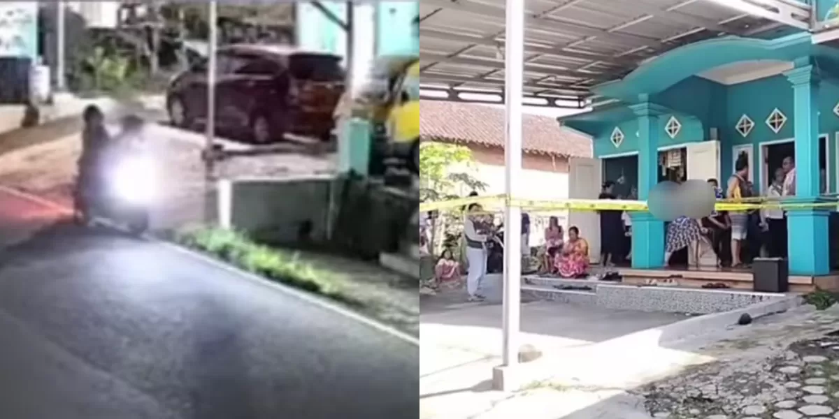 Rekaman cctv detik-detik pembuangan bayi dan rumah warga  lokasi pembuangan bayi dengan garis polisi  (Instagram @jember24jam_)