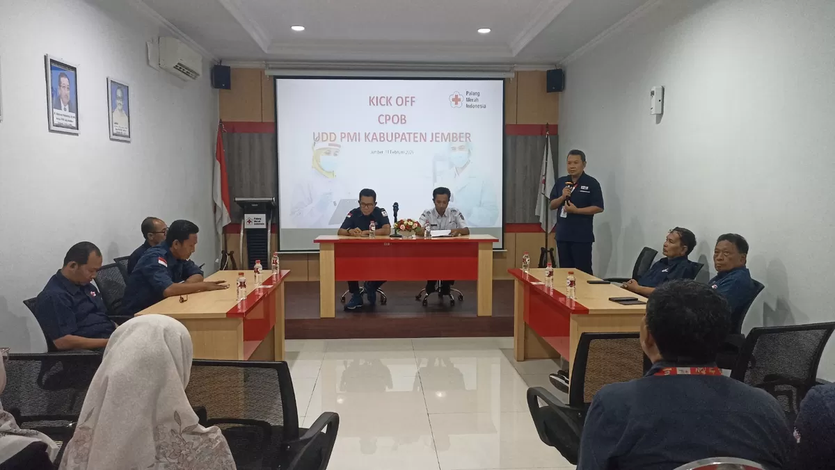 PMI Jember kejar perolehan Sertifikat CPOB. (Dok. PMI Jember)