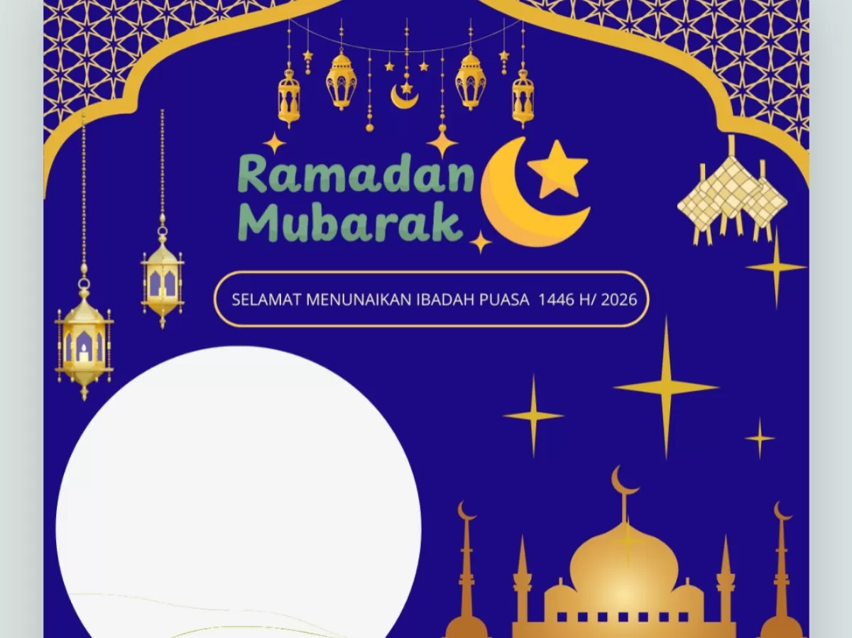 Twibbon Ramadhan 1447 Hijriah. (Twibboniz.com/Syafa Azura)