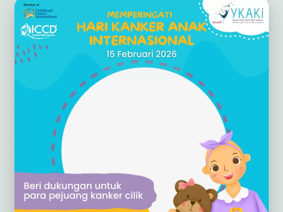 Twibbon Hari Kanker Anak Sedunia 2026. (Twibbonize.com/Nurul Uyun)