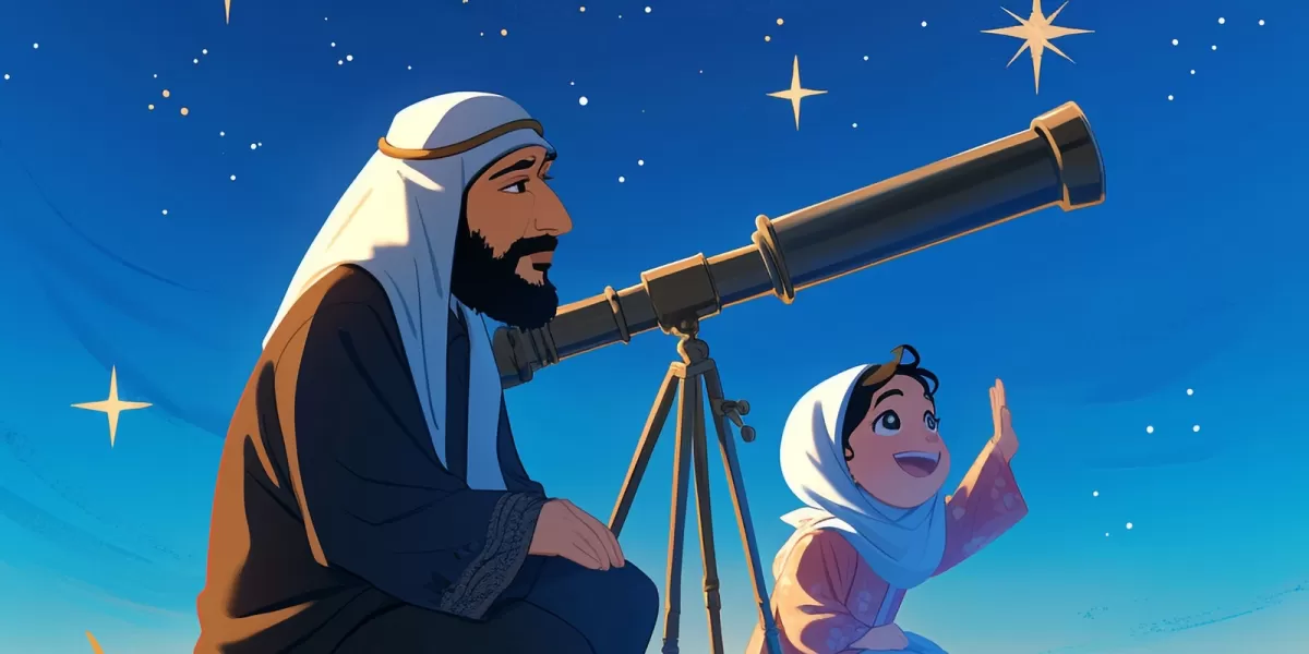 Ilustrasi pemantauan hilal jelang Ramadan, penentuan awal puasa.  (Freepik/freepik)