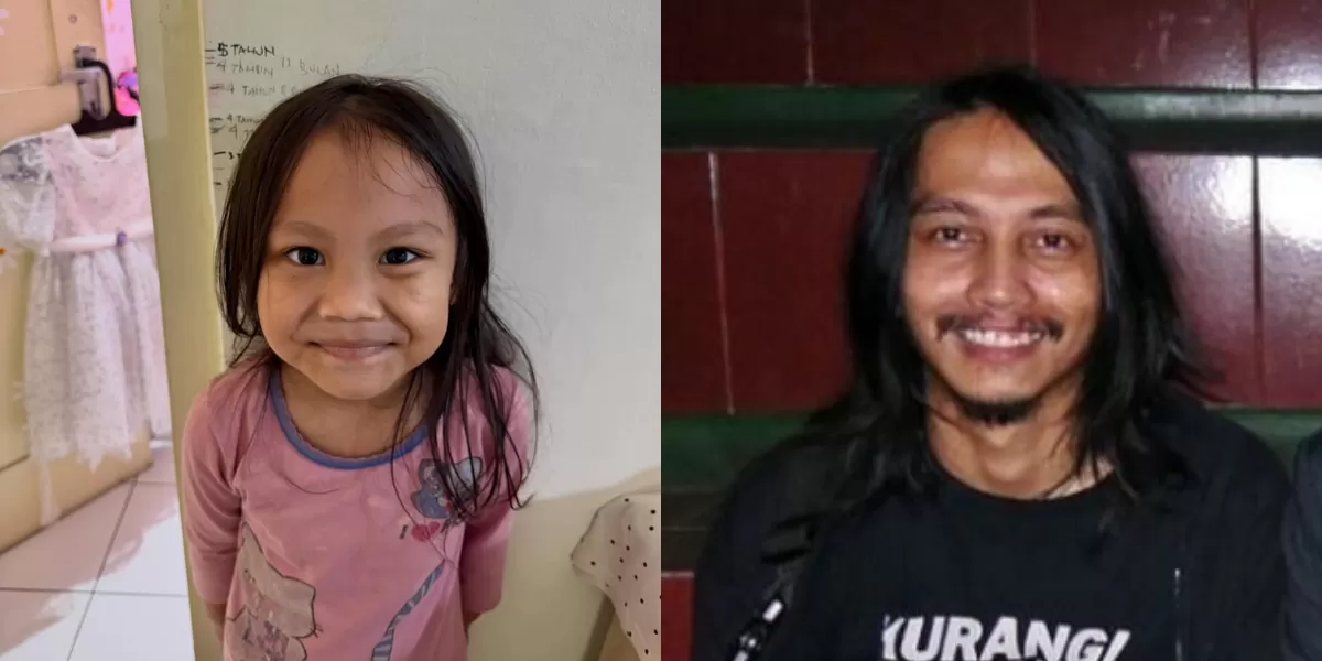 Potret Fiersa Besari dan putrinya yang Bernama Kinasih Menyusuri Bumi. Bagikan cerita tentang tembok  yang penuh coretan pertambahan tinggi badan sang anak.   (Instagram/fiersabesari)