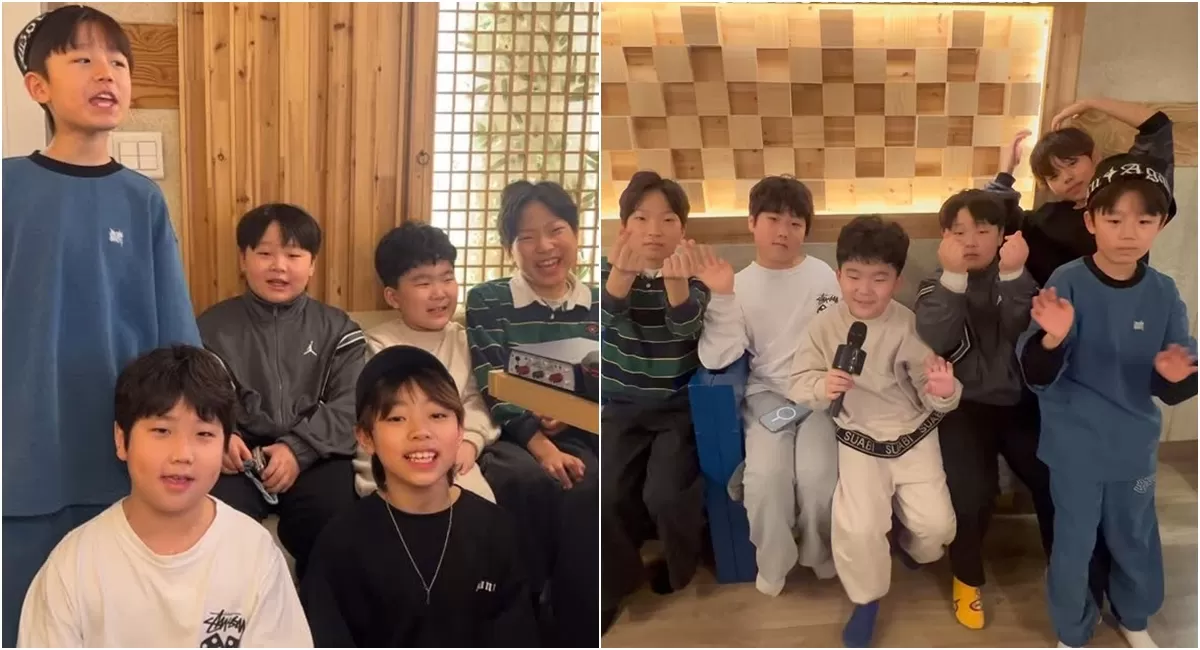 Potret grup vokal cilik Naebok Boy sampaikan pesan menyentuh untuk Indonesia yang bikin luluh warganet di tengah perseteruan SEAblings vs Knetz (kolase Instagram/naebokboy/official_jeongdawoonandboys)