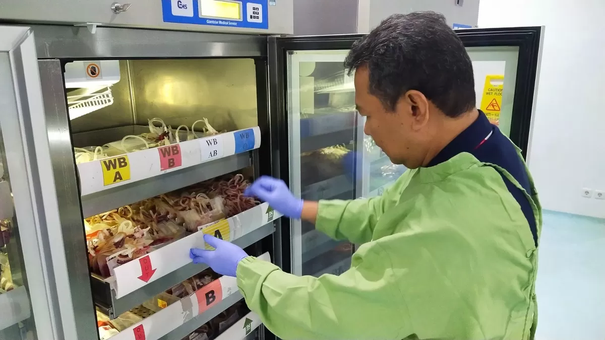 Stok darah di PMI Jember  (Dok. PMI Jember )