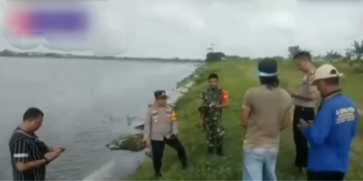 Waduk Menongo Lokasi tenggelamnya 4 anak perempuan  (YouTube KOMPASTV )