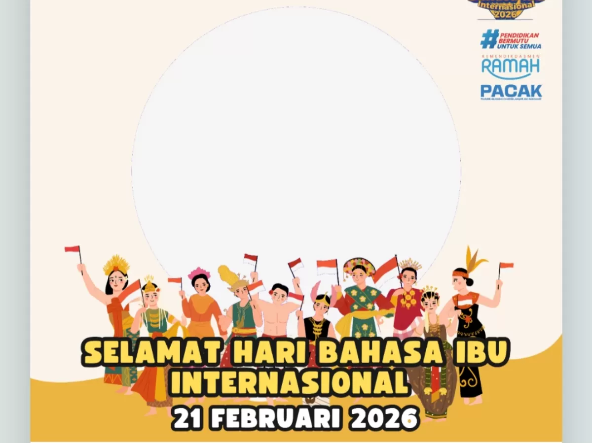 Hari Bahasa Ibu Internasional 2026. (Twibbonize.com/afik beny adam)