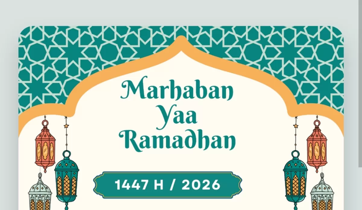 Twibbon Ramadhan 2026 Masehi/1447 Hijriah. (Twibbonize.com/I Ketut Suartika)