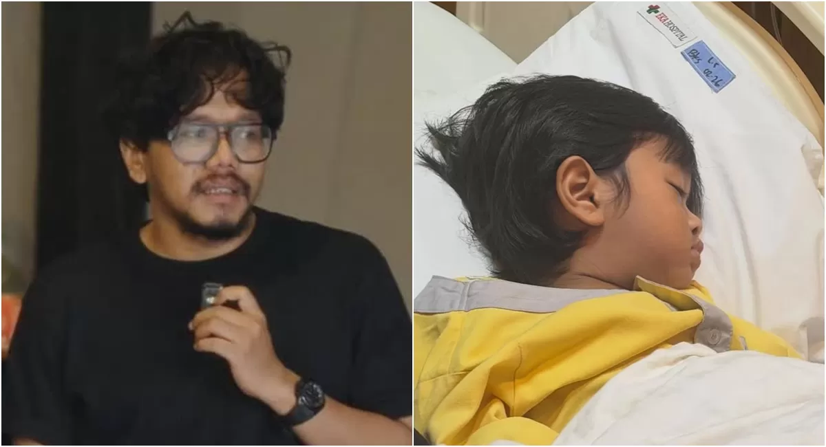 Potret Ferry Irwandi kabarkan kondisi putranya yang opname di Rumah Sakit hingga umumkan hiatus sementara dari media sosial (Instagram/irwandiferry)