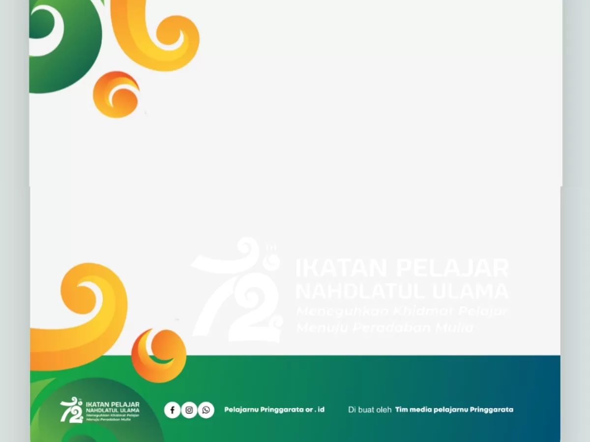Twibbon Harlah Ikatan  Pelajaran NU (IPNU) 2026. (Twibbonize.com/Abdul Haris)