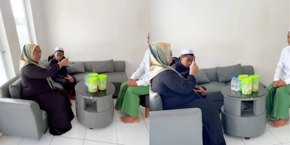 Momen perempuan yang mengaku istri polisi labrak ustadz  (Instagram/@kingzadma)