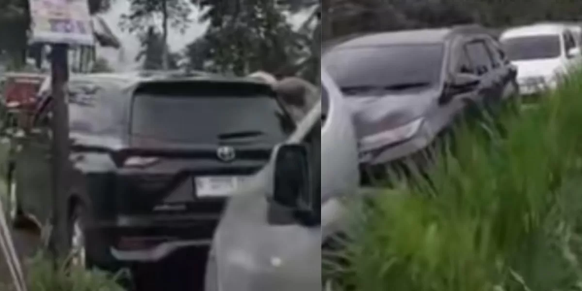 Kemacetan di jalur utama Bondowoso Jember  (Tiktok @nengsurti)
