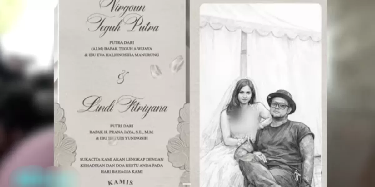 Undangan pernikahan Virgoun dan Lindi Fitriyana  (YouTube Starpro Indonesia )