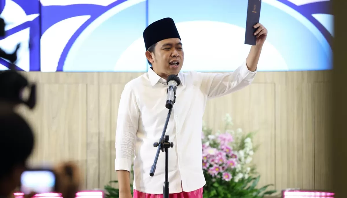 Bupati Jember Muhammad Fawait saat memberikan paparan. (Dok Diskominfo Jember)