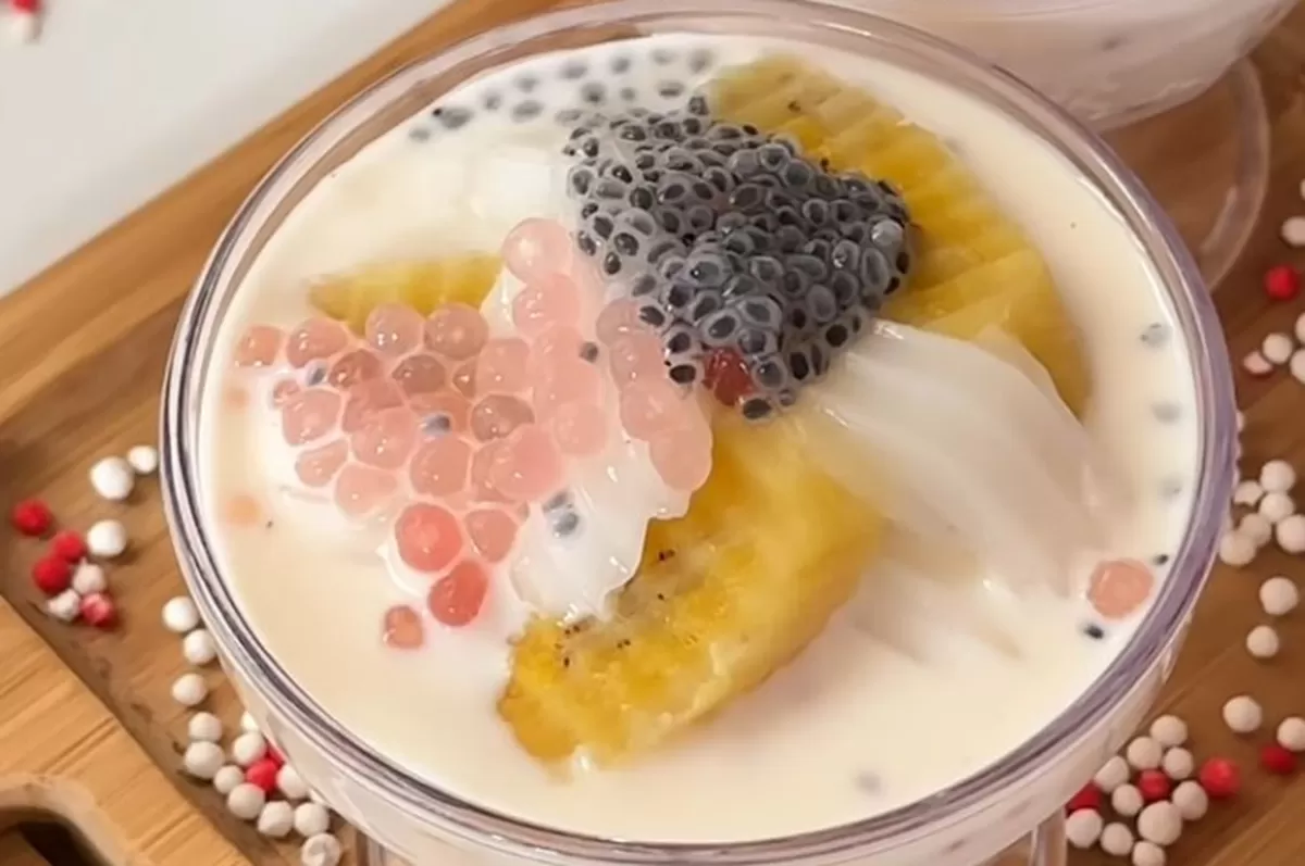Resep Banana Sago (IG @luis_widarto)