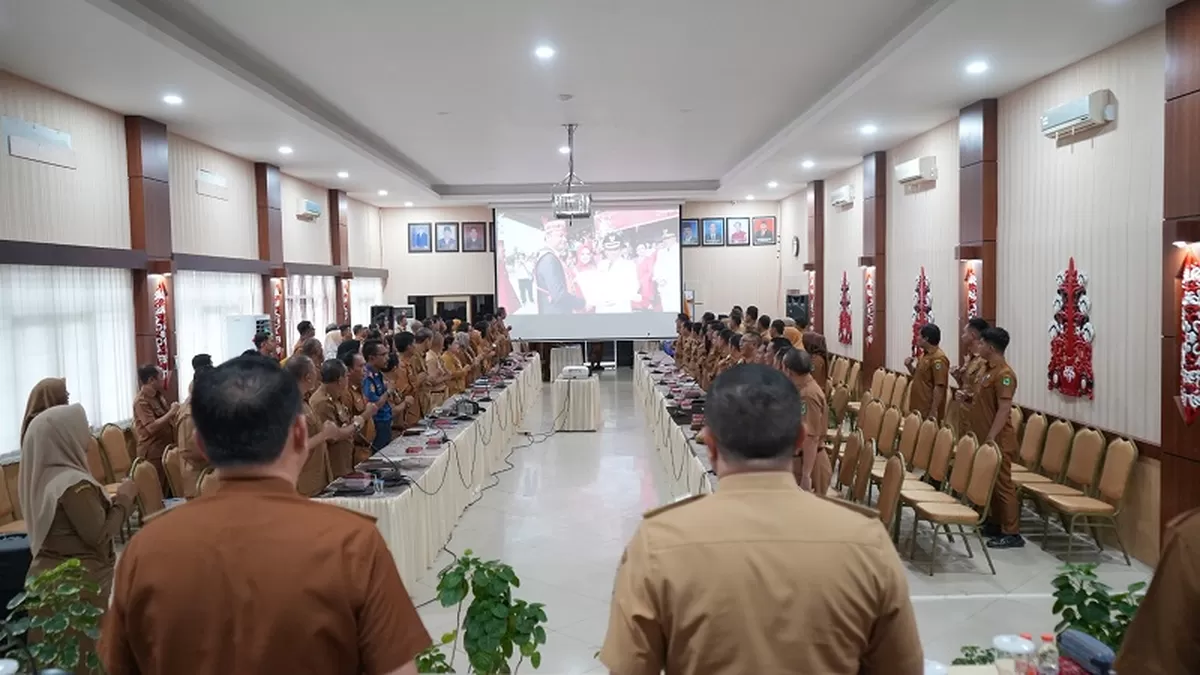 Rakor penyelesaian tenaga non-ASN Kabupaten Kapuas, Kalteng (KIP Kapuas)