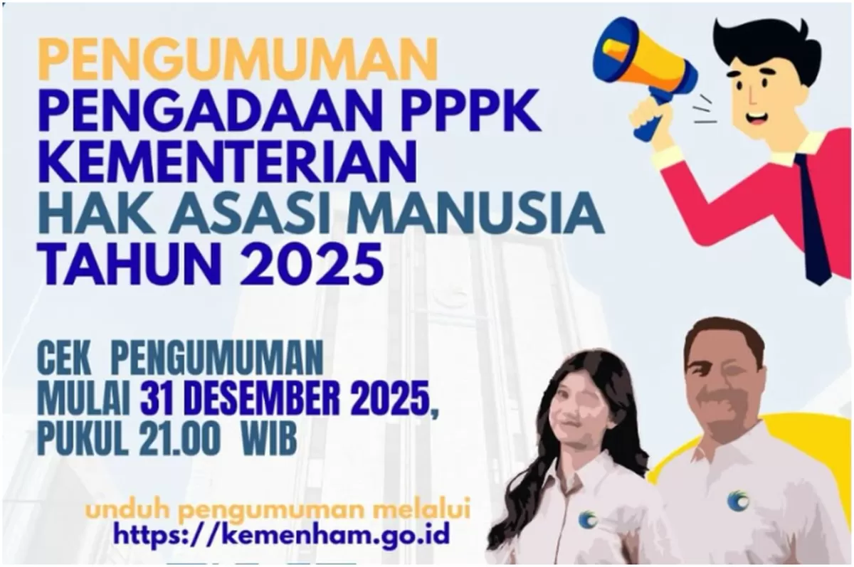 Jadwal Lengkap Rekrutmen PPPK 2025 Kementerian HAM. (Instagram @setjen_kemenham)