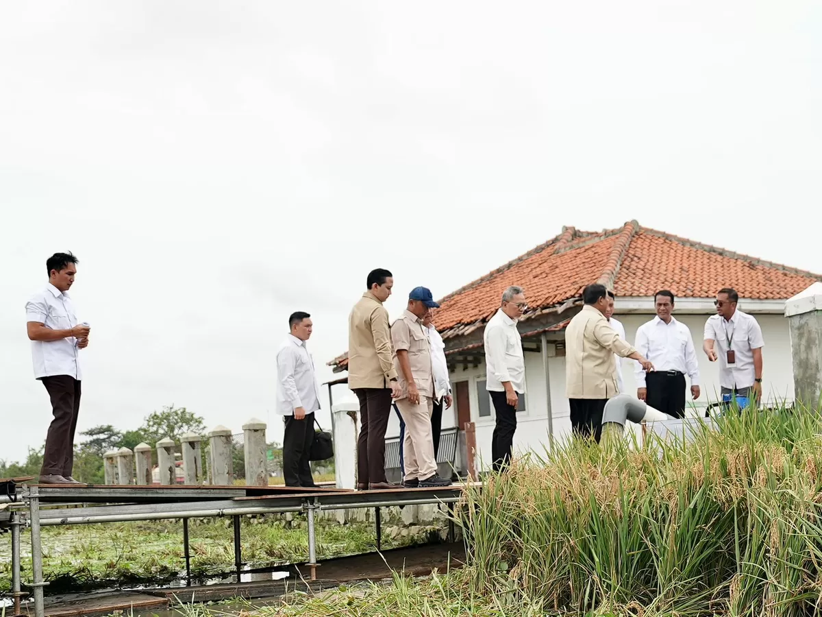Prabowo eluh-eluhkan jasa petani (Tim Media Presiden Prabowo Subianto)