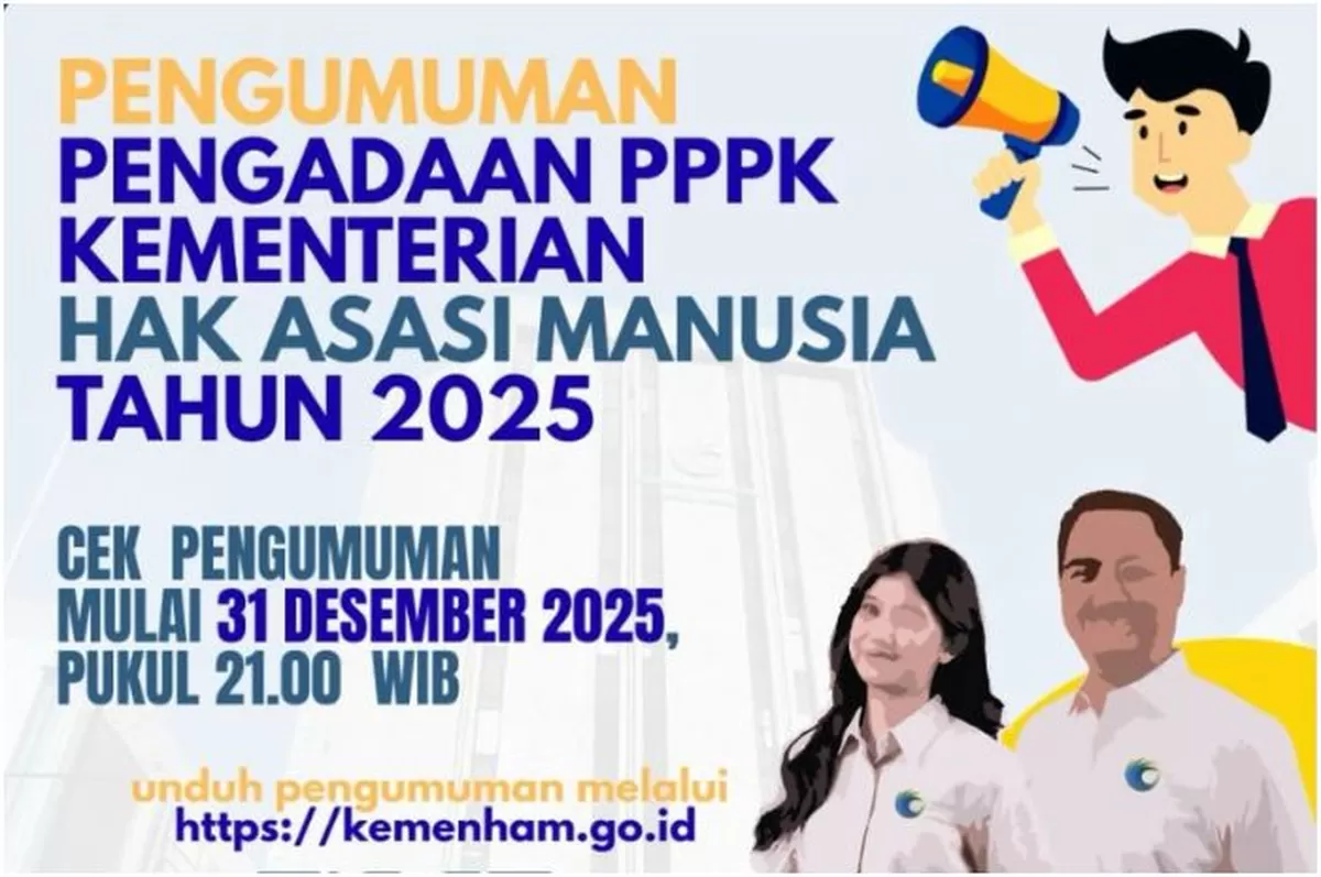 Daftar Jurusan yang Dibutuhkan di Rekrutmen PPPK KemenHAM. (Instagram @setjen_kemenham)