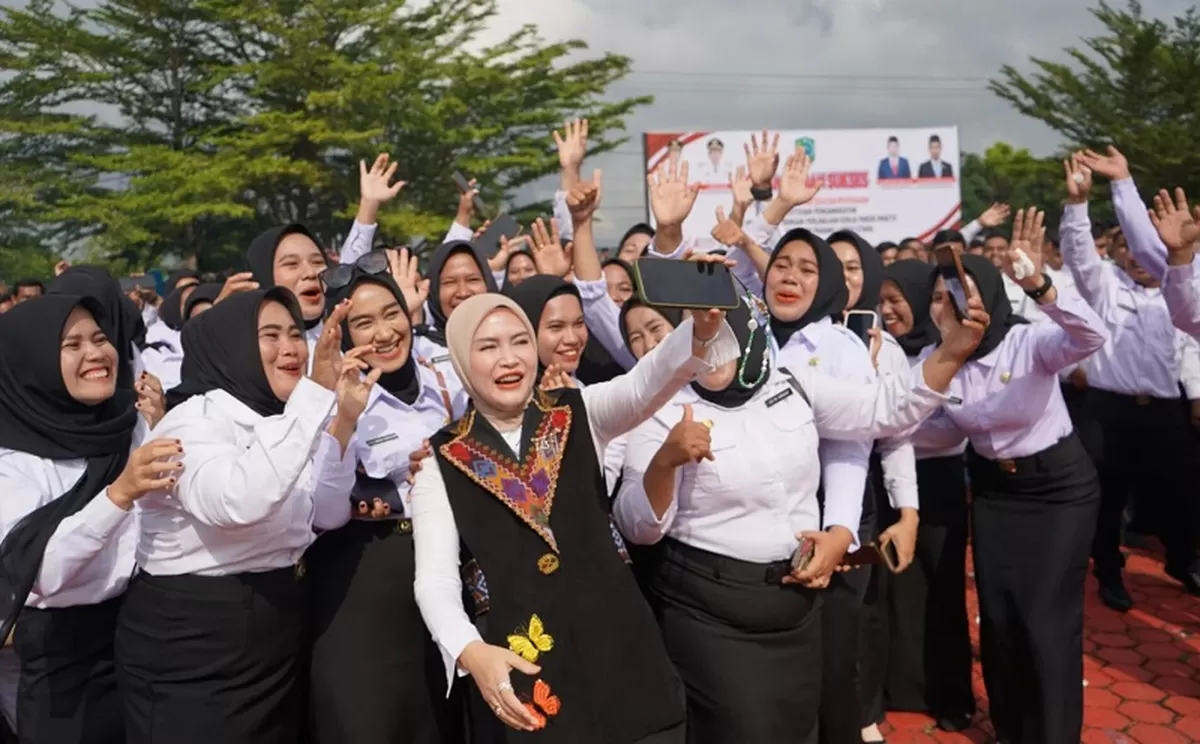 Pelantikan PPPK Paruh Waktu Kabupaten Padang Lawas Utara (Paluta) (Instabram @pemkabpaluta)