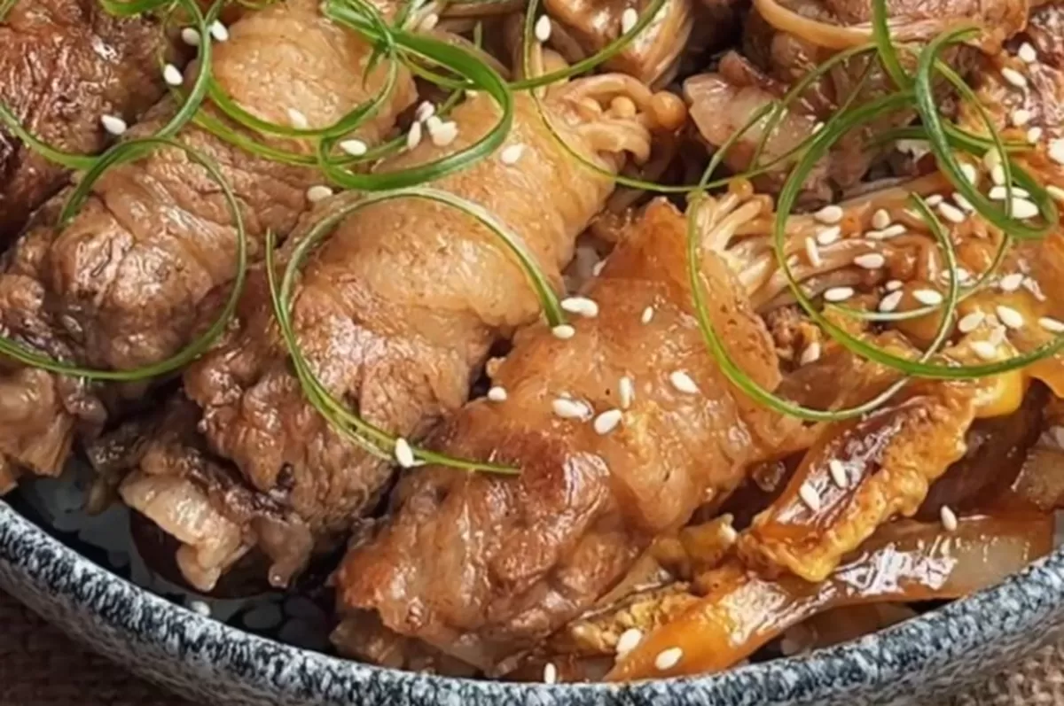 Resep Enoki Beff Roll (IG @martinpraja)