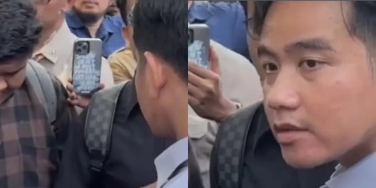 Menyoroti pernyataan mahasiswa di Kalimantan Selatan yang menyampaikan aspirasinya ke Wapres, Gibran Rakabuming Raka.  (Instagram.com/@undercover.id)