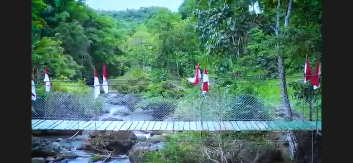 Ilustrasi Jembatan Gantung Garuda (ist)